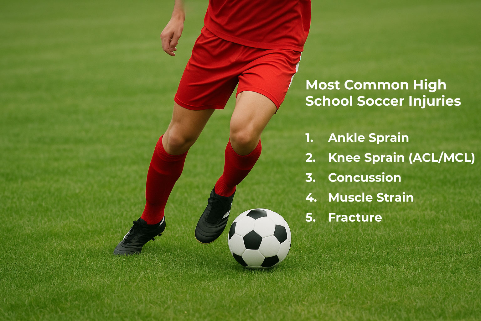 Most Common High School Soccer Injuries at Precision Performance in Meridian, ID